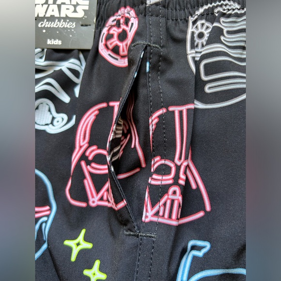 NWT CHUBBIES Star Wars The Rule Of Galaxy’s Swim Trunks for Kids Size 5T - Picture 7 of 10